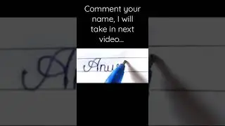 😍 Beautiful name Anuradha in super clean handwriting | Neat and clean handwriting