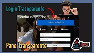 🔴Panel TRANSPARENTE en tu Proyecto Jframe 👩‍💻💯