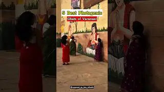 5 best photogenic ghats of Varanasi ✨ Where you can create your photo and video shots #banaras.