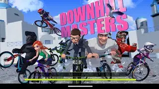 Downhill Masters 🏆 Sabse Dangerous Cycle Race! #DownhillMasters #CycleRacing #ViralGame #RacingGame