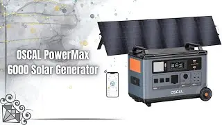 Обзор OSCAL PowerMax 6000 | Солнечный генератор мощностью 6000 Вт, который обеспечит электроэнерг...