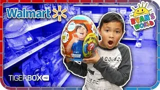 Toy Hunt for Ryan's World Toys at Walmart #2 🐯🕹️🚂
