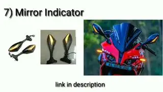 BAJAJ PULSAR RS 200 MODIFICATION ACCESSORIES....  #Pulsar #RS200