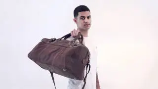 Prime Hide 100% Leather Holdall Style 829.mov