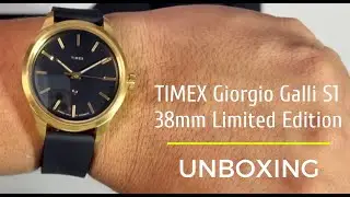 Распаковка часов Timex Giorgio Galli S1 Automatic 38 мм Limited Edition