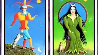 Tarot of The Witches Flip Through.  Artwork by Fergus Hall. 