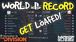 The Division 1.8.2 WORLD RECORD 250K 89 KILLS! OP STRIKER BUILD! LASTSTAND PVP PS4 RECORD