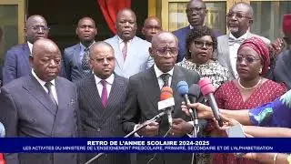 RETRO 2025  DES ACTIVITÉS DU MINISTÈRE DE L’ENSEIGNEMENT PRÉSCOLAIRE, PRIMAIRE SECONDAIRE...