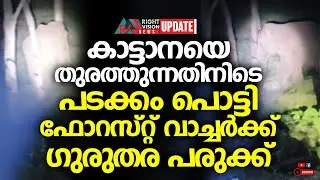 NEWS UPDATE | കാട്ടാനയെ തുരത്തുന്നതിനിടെ പടക്കം പൊട്ടി ഫോറസ്റ്റ് വാച്ചർക്ക് ഗുരുതര പരുക്ക്