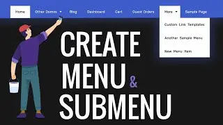 How to Create MENU & SUBMENU in WordPress | Add MENU in WordPress Website | WordPress Tutorial