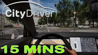 15mins of CityDriver Gameplay  |  Driving the TESLA (EARLY BETA)
