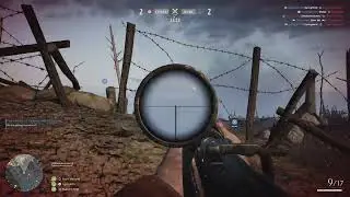 Verdun62/0 using the smle sniper with players and bots on argonne forest British empire.