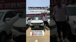 Maruti Brezza Zxi CNG🔥Sale in Haryana😱#youtubeshorts #automobile #cardealership #shorts  #brezza