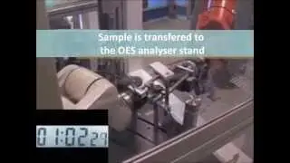 Automated Lab for Steel Sample Preparation in Real Time