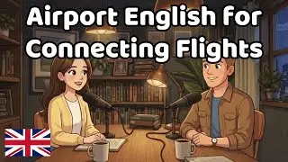 Connecting Flight English: Transit, Next Gate & Time | Airport English Conversation
