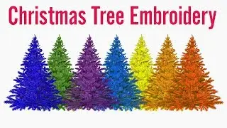 🎄🎄🎄Christmas Trees Machine Embroidery Design | 🌲🌲Christmas Tree Embroidery