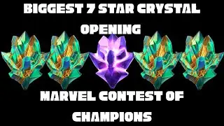 MY BIGGEST 7 STAR CRYSTAL OPENING LIVESTREAM | MARVEL CONTEST OF CHAMPIONS