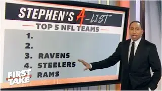 Stephen's A-List: Top 5 NFL teams following Week 7 | First Take
