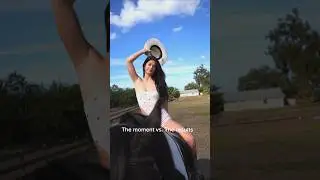 Giddy up🤠 #shorts #horselife #cowgirlfashion #shortsfeed #photoideas #horsebackriding #content