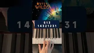 How to Play Outer Wilds(Easy for Beginners)#outerwilds #piano #pianotutorial #gamemusic #tutorial