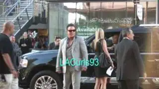 Mickey Rourke arrives to The Expendables