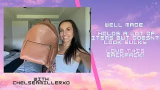Review Kate Spade backpack Leila Pebbled #katespade #katespadebag #backpackbag #katespadenewyork