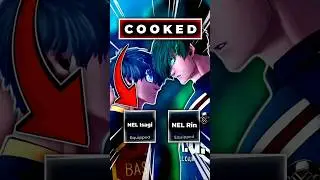 NEL Isagi and Rin Are COOKED 🥀🥀 #bluelockrivals #shorts #bluelock
