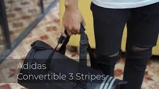 Adidas Convertible 3 Stripes Duffel Bag - T&uacute;i tập gym tiện lợi