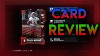 Core Elite Brandon Marshall Card Player Review l Madden Player Card Review #1