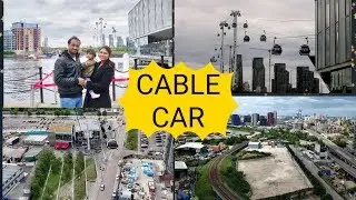 #DIML CABLE CAR RIDE/TOP VIEW OF LONDON /EMIRATES AIRLINE CABLE CAR/TELUGU VLOGS FORM LONDON(UK)