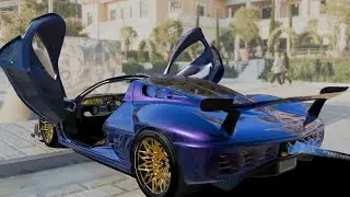 2026 CORVETTE C8 ZR1CUSTOM BODY SUPERCAR DOOR GEOMETRY F1 CONTROL YOKE ERGONOMIC PADDLES & GRIPS