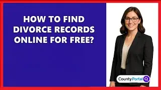 How To Find Divorce Records Online For Free?