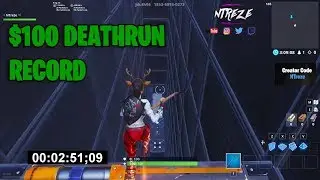 JDuth $100 Deathrun 2.0 WORLD RECORD! *ALL SHORTCUTS*