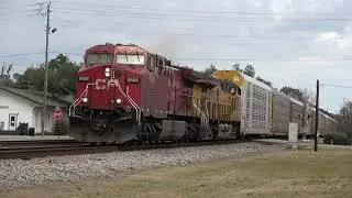 Busy Day At Folkston Georgia, 2019