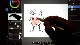 初心者向け顔の正面、横の描き方