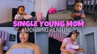 SINGLE MOM of 2 Morning Routine ☀️|34 weeks Pregnant