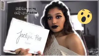 Full face using one eyeshadow palette | Challenge
