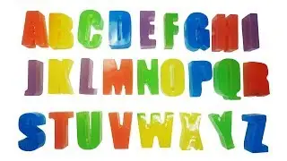 Learn alphabet with Gummy Jelly Colorful ABC song for children