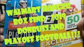 Football Hanger Box Walmart Pickup! - 2019 Donruss and Playoff!