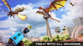 Flying Dragon City Attack - Dragon Games - Hunting Dragon
