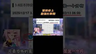 The longest downtime in Star Railway history! #HonkaiStarRailway