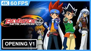 Metal Fight Beyblade: Baku (Beyblade Metal Masters) Opening [4K 60FPS Remastered]