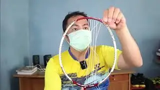 Belajar Menyulam Senar Raket Oversize Hart Infinite