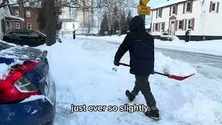 Shoveling Snow in Canada 🇨🇦