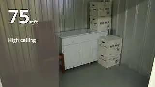 75sqtf Self Storage Unit Size Help