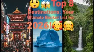 Top 8 Destinations: Your Ultimate Bucket List for 2026! Amazing places in the world #trending#travel