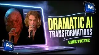 DRAMATIC AI TRANSFORMATION TUTORIAL &mdash; After Effects (Fictic-Style Reveal) EP 8