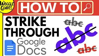 Как сделать зачеркивание в Google Docs