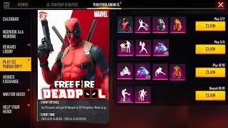 Free Fire x DeadPool Peak Day Rewards 🤯 | Pahadi Ninja 😈