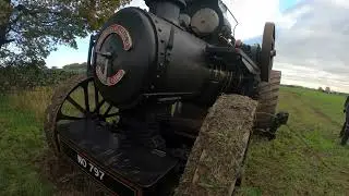 1913 John Fowler & Co Steam Ploughing Engine 13482 (14 NHP) set up at Ashover Ploughing Match 2025